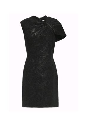 Alice + Olivia Kiro Jacquard Metallic Mini Dress Size 4